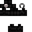 Black skin: raw texture render