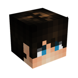 Black skin: head render