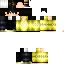 Black skin: raw texture render