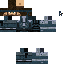 Black skin: raw texture render