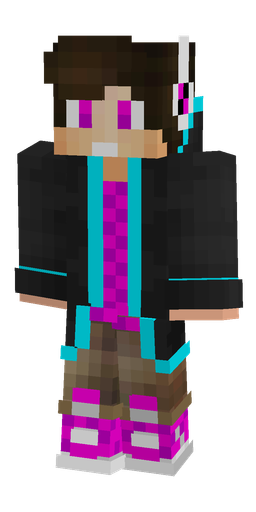 Black skin: body, front render