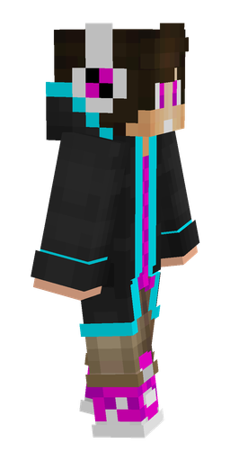 Black skin: body, right side render