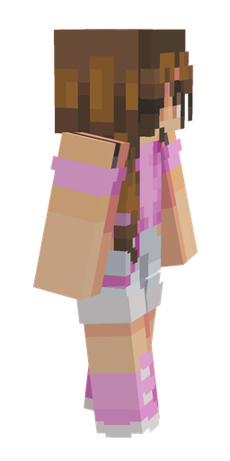 Brown skin: body, right side render