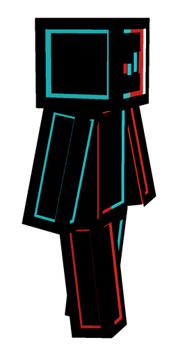 Black skin: body, right side render