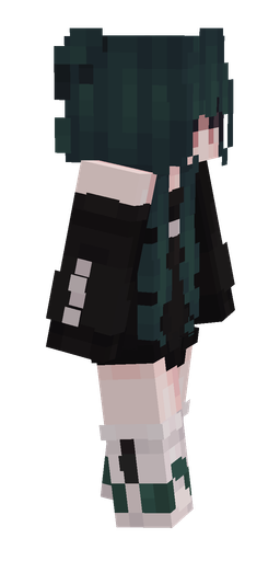 Black skin: body, right side render