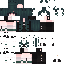 Black skin: raw texture render