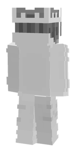 Gray skin: body, back render