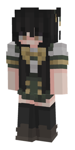 Black skin: body, front render