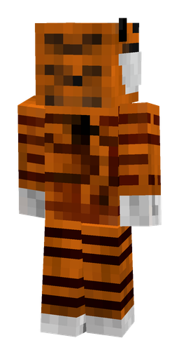 Brown skin: body, back render