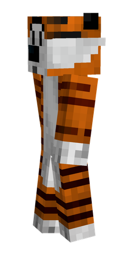 Brown skin: body, left side render