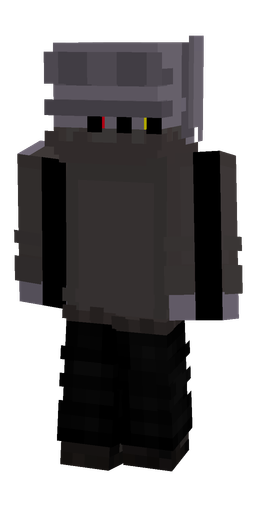Black skin: body, back render