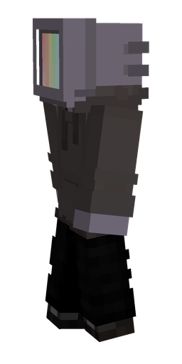 Black skin: body, left side render