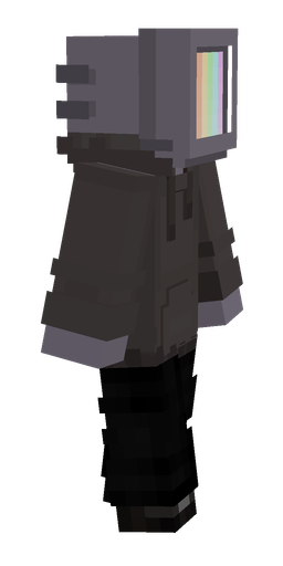 Black skin: body, right side render