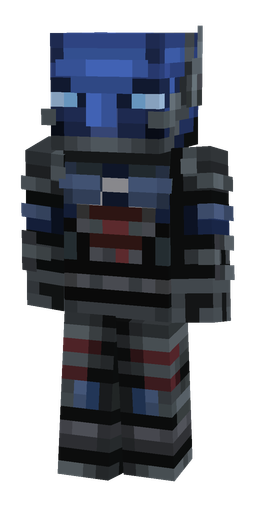Black skin: body, front render