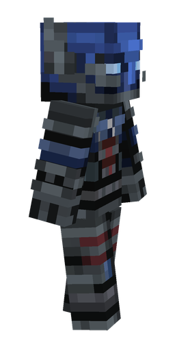 Black skin: body, right side render