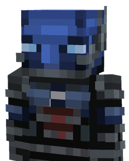 Black skin: bust render