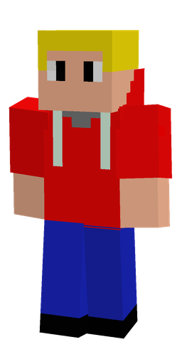 Blue skin: body, front render