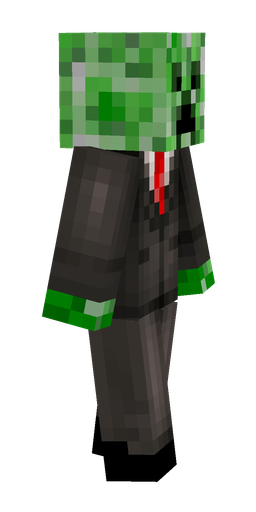 Black skin: body, right side render