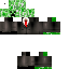 Black skin: raw texture render