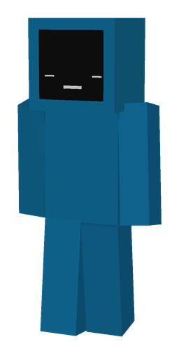 Blue skin: body, front render