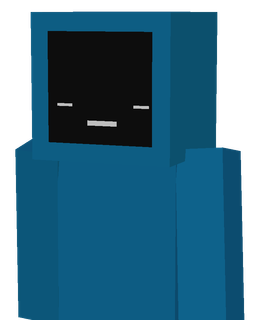 Blue skin: bust render