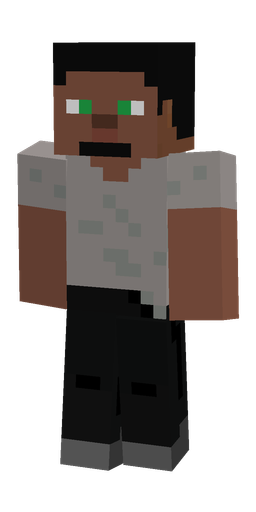 Black skin: body, front render
