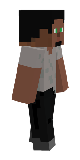 Black skin: body, right side render