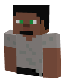 Black skin: bust render