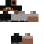 Black skin: raw texture render