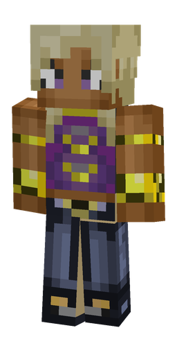 Blue skin: body, front render