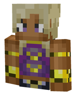 Blue skin: bust render