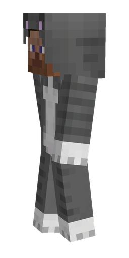 Black skin: body, left side render