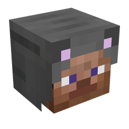 Black skin: head render