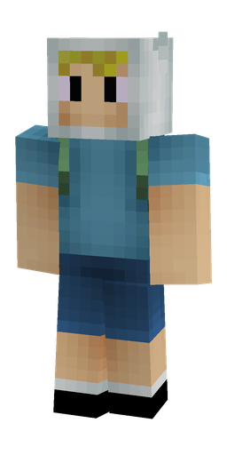 Blue skin: body, front render