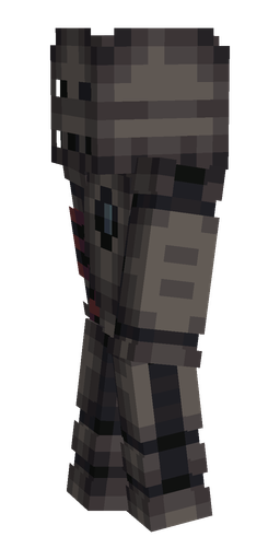 Black skin: body, left side render