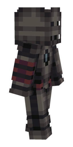 Black skin: body, right side render