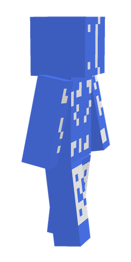 Blue skin: body, right side render