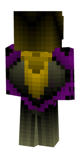 Black skin: body, back render