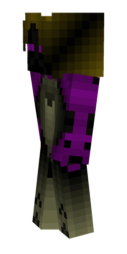 Black skin: body, left side render
