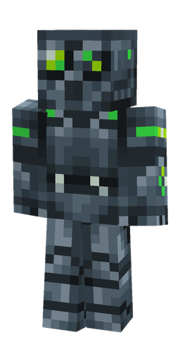Black skin: body, front render