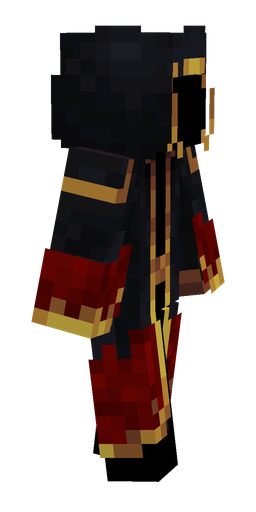 Black skin: body, right side render