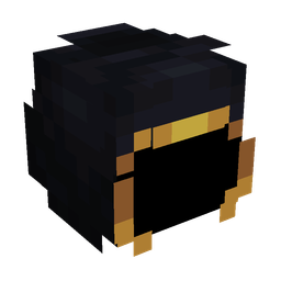 Black skin: head render