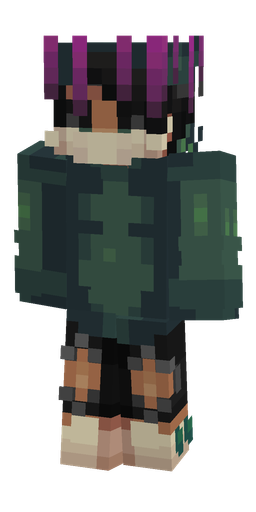 Black skin: body, front render
