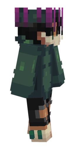 Black skin: body, right side render