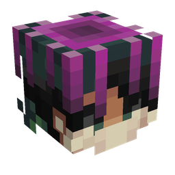 Black skin: head render
