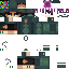 Black skin: raw texture render