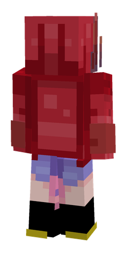 Pink skin: body, back render