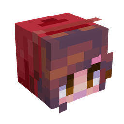 Pink skin: head render