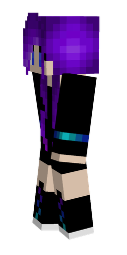 Black skin: body, left side render
