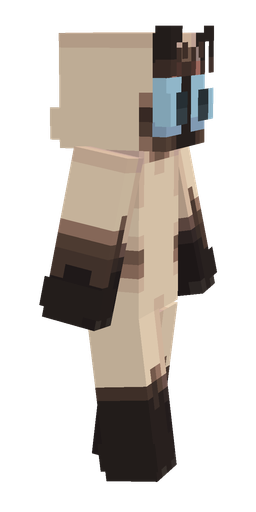 Black skin: body, right side render